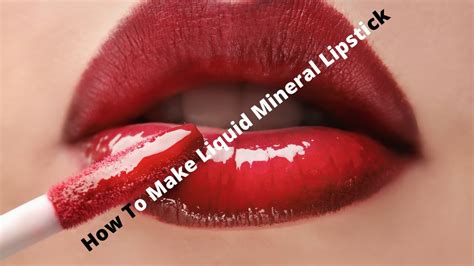 how to make liquid lipstick matter without alcohol