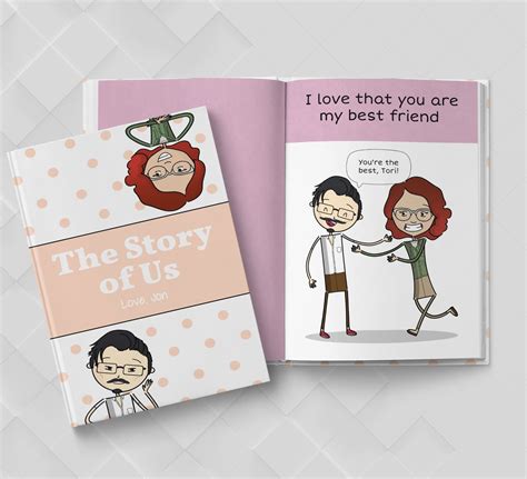 how to make love story book