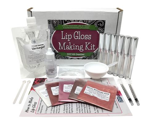 how to make matte lip gloss powder kit