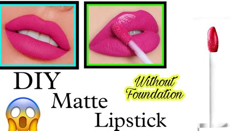 how to make matte liquid lipstick at homemade