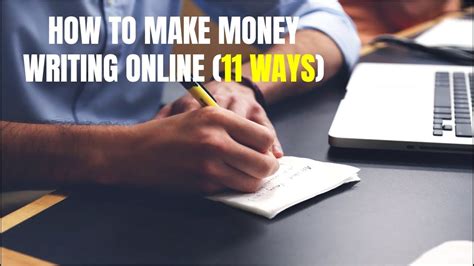How To Make Money Writing Make A Living Writing Money - Writing Money
