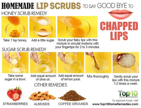 how to make my own lip scrub