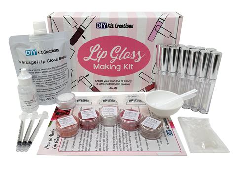 how to make natural clear lip gloss kit
