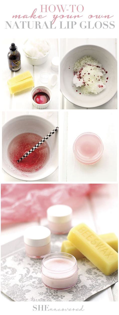 how to make natural organic lip gloss