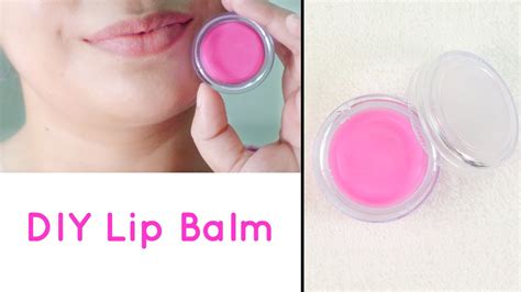 how to make natural pink lip balm