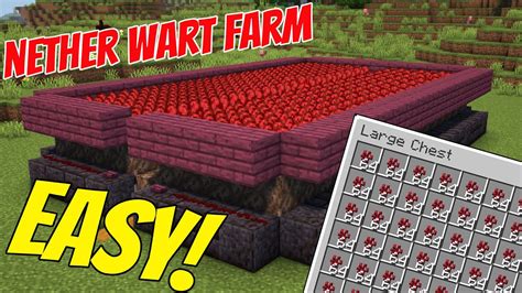how to make nether wart in minecraft