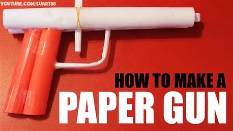 how to make paper gun - video Dailymotion