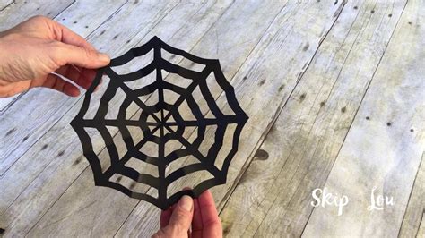How To Make Paper Spiderwebs Paper Spiderweb Craft Spider Template To Cut Out - Spider Template To Cut Out