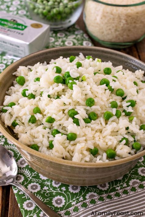 how to make peas rice