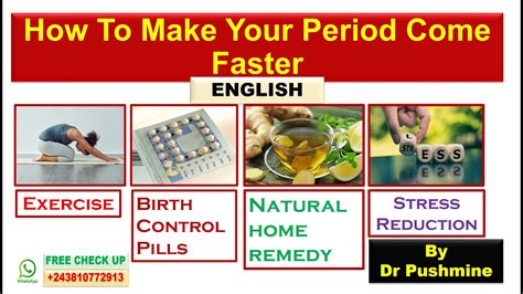 how to make period come faster reddit
