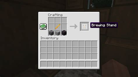 how to make potion table in minecraft