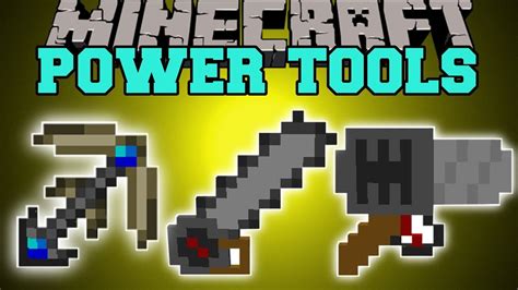 how to make power tools in minecraft
