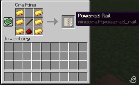 how to make powered rails in minecraft