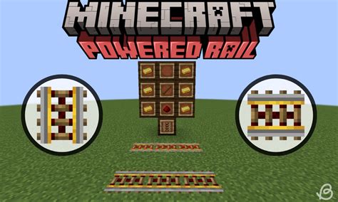 how to make powered tracks in minecraft