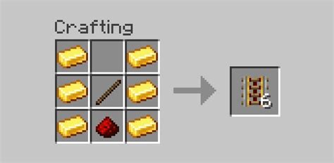 how to make redstone rails minecraft