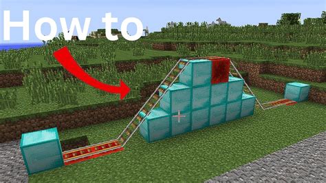how to make roller coaster minecraft