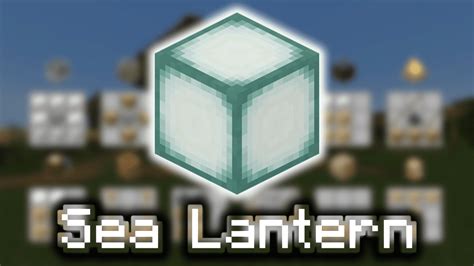 how to make sea lanterns in minecraft