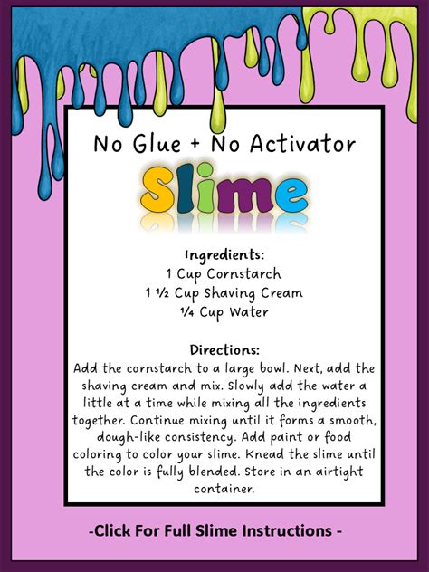 How To Make Slime Without Glue And Cornstarch