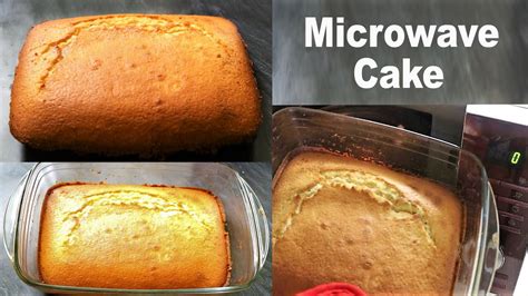 how to make soft cake in microwave