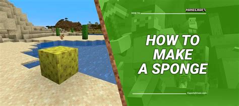 how to make sponge in minecraft