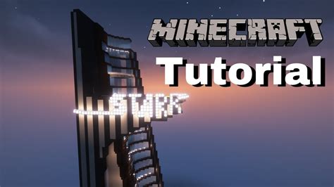 how to make stark tower in minecraft