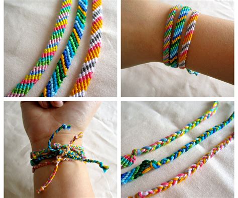how to make thick string bracelets