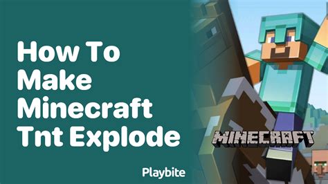 how to make tnt explode in minecraft
