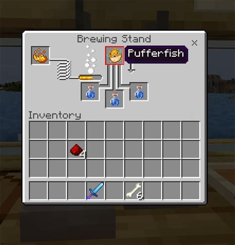 how to make underwater potion in minecraft