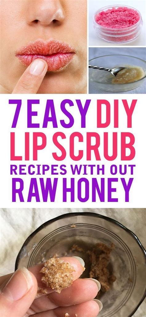 how to make vanilla lip scrub recipes without