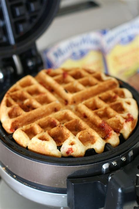 how to make waffles from muffin mix