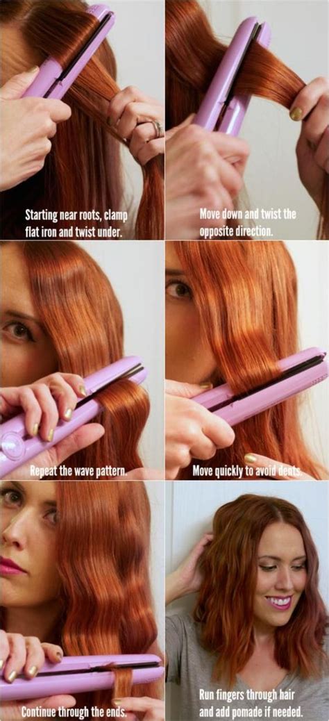 how to make waves with straightener