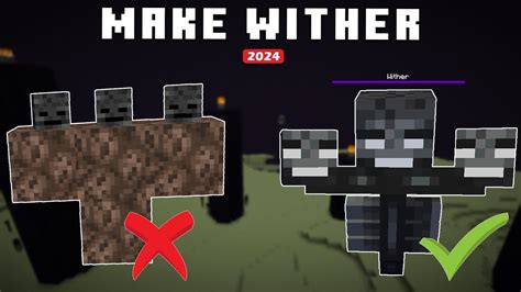 how to make wither in minecraft pe