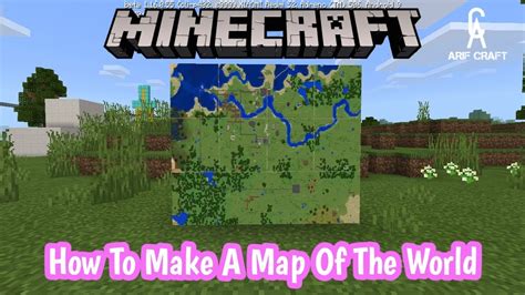 how to make world map minecraft