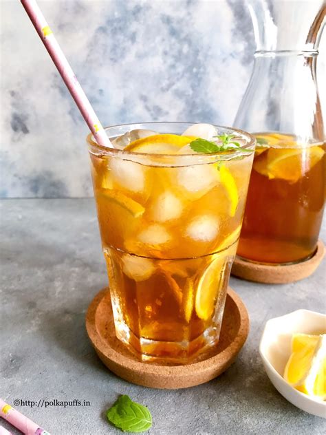 how to make your own lemon iced tea