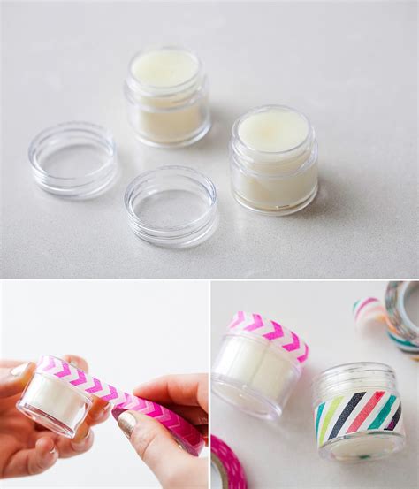 how to make your own lip balm container