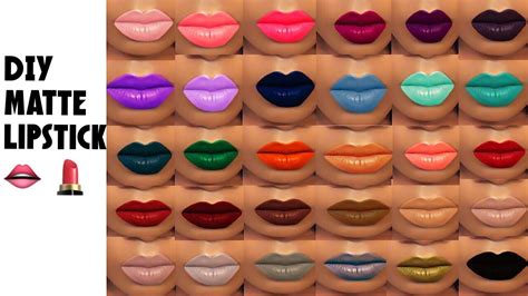 how to make your own matte lipstick painting