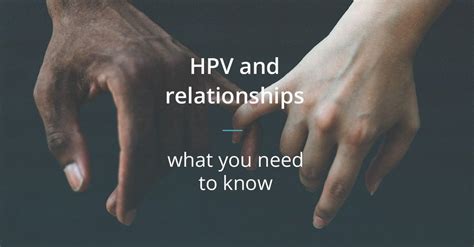 how to manage hpv in a relationship