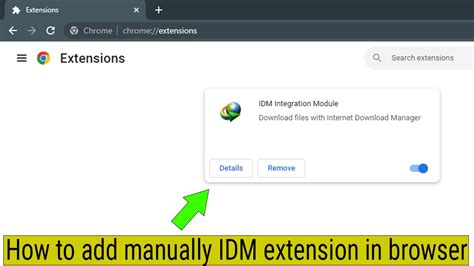 how to manually youtube videos using idm