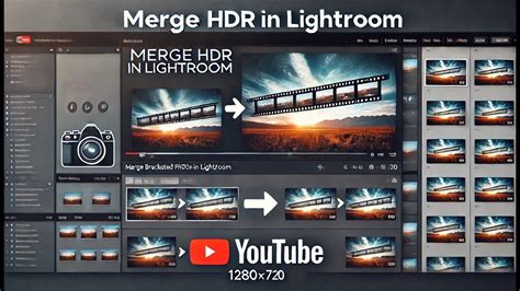 how to merge bracketed photos in lightroom