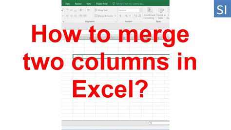 How To Merge Two Columns In Excel