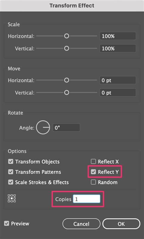 how to mirror path in illustrator