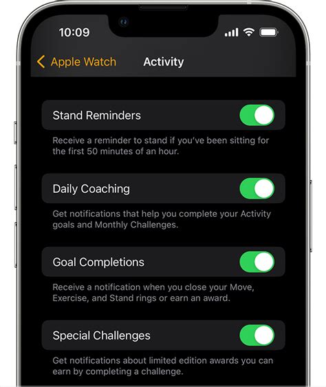 how to monitor iphone activity app screen settings