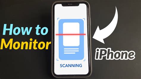 how to monitor iphone activity remotely screen