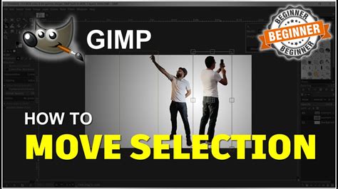 how to move a selection in gimp