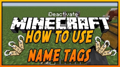 how to name things in minecraft
