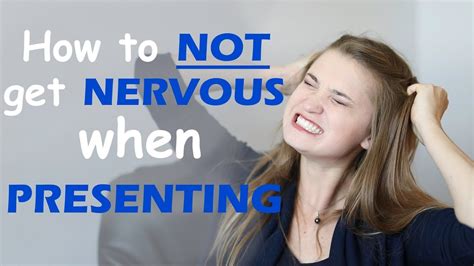how to not be nervous for speech