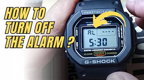 how to off alarm in g shock