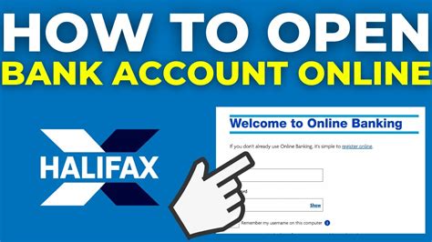 how to open Halifax bank account online Halifax bank open account ...