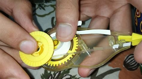 how to open correction tape