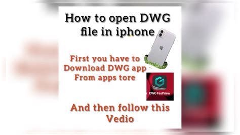 how to open dwg file in iphone